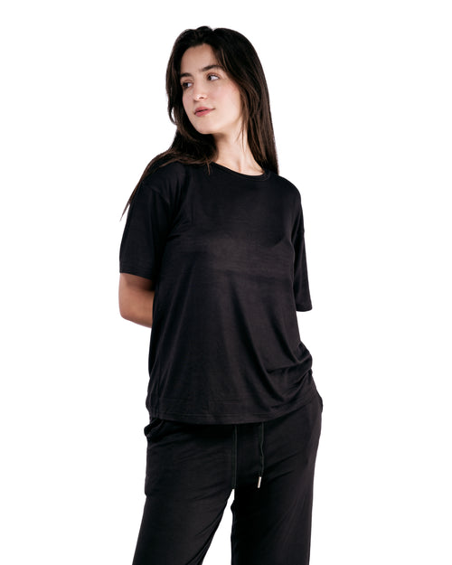 Snoozie® Tenue Noire – Pyjama/Homewear 3 Pièces