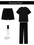 Snoozie® Tenue Noire – Pyjama/Homewear 3 Pièces